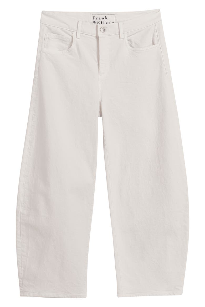 Brennan Mid Rise Barrel Leg Jeans, Main, color, NATURAL