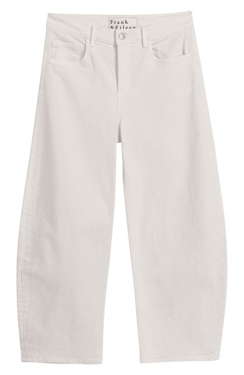 Brennan Mid Rise Barrel Leg Jeans