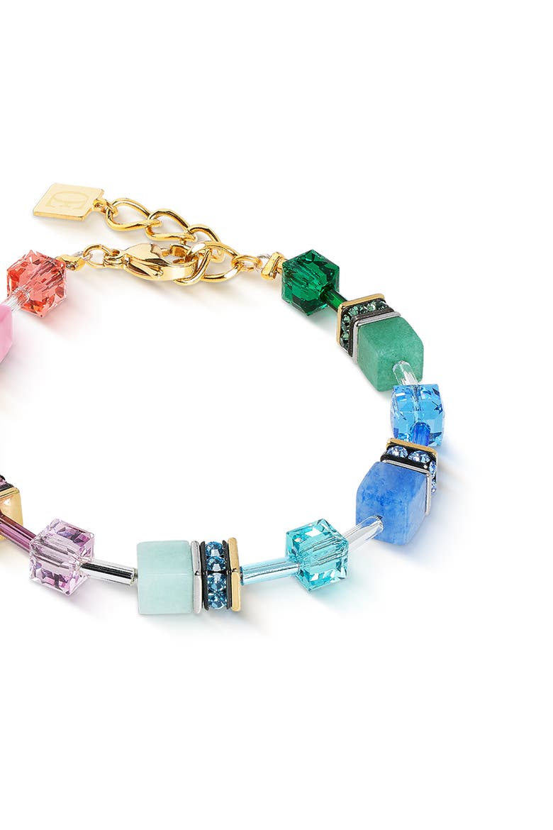 Geocube Iconic Precious Bracelet, Alternate, color, Rainbow
