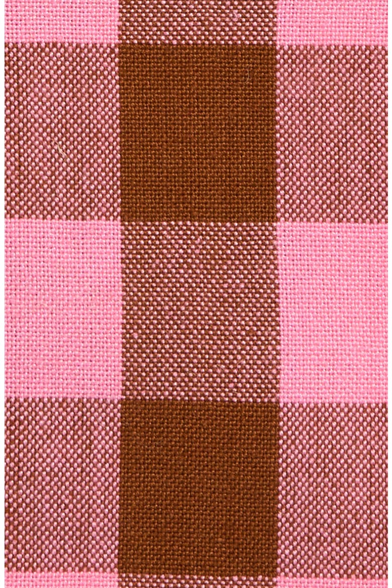 Candy Gingham Set of 4 Cocktail Napkins, Alternate, color, PINK