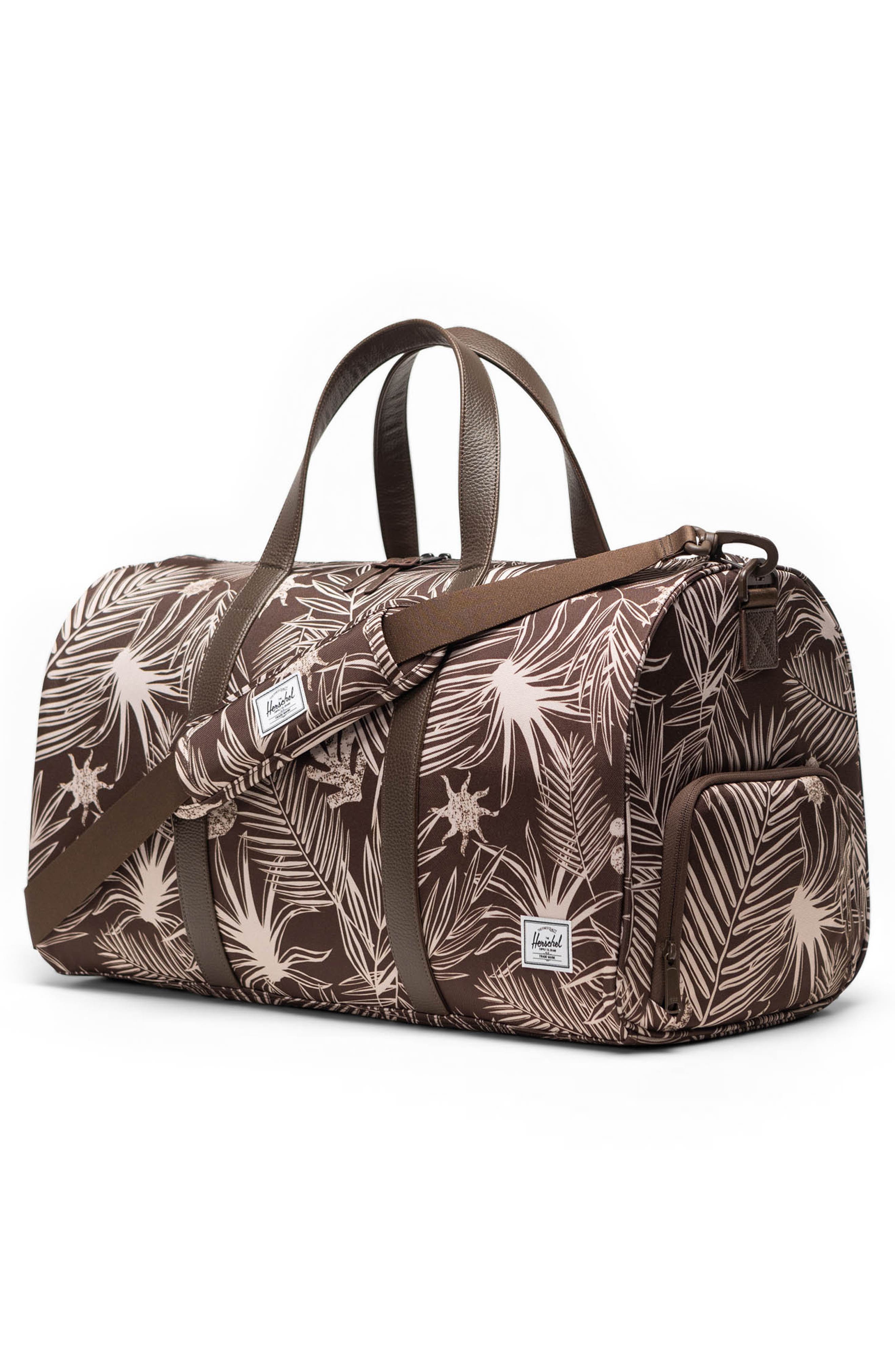 Herschel Supply Co. Novel Duffle Bag, Alternate, color, Tropical Foliage