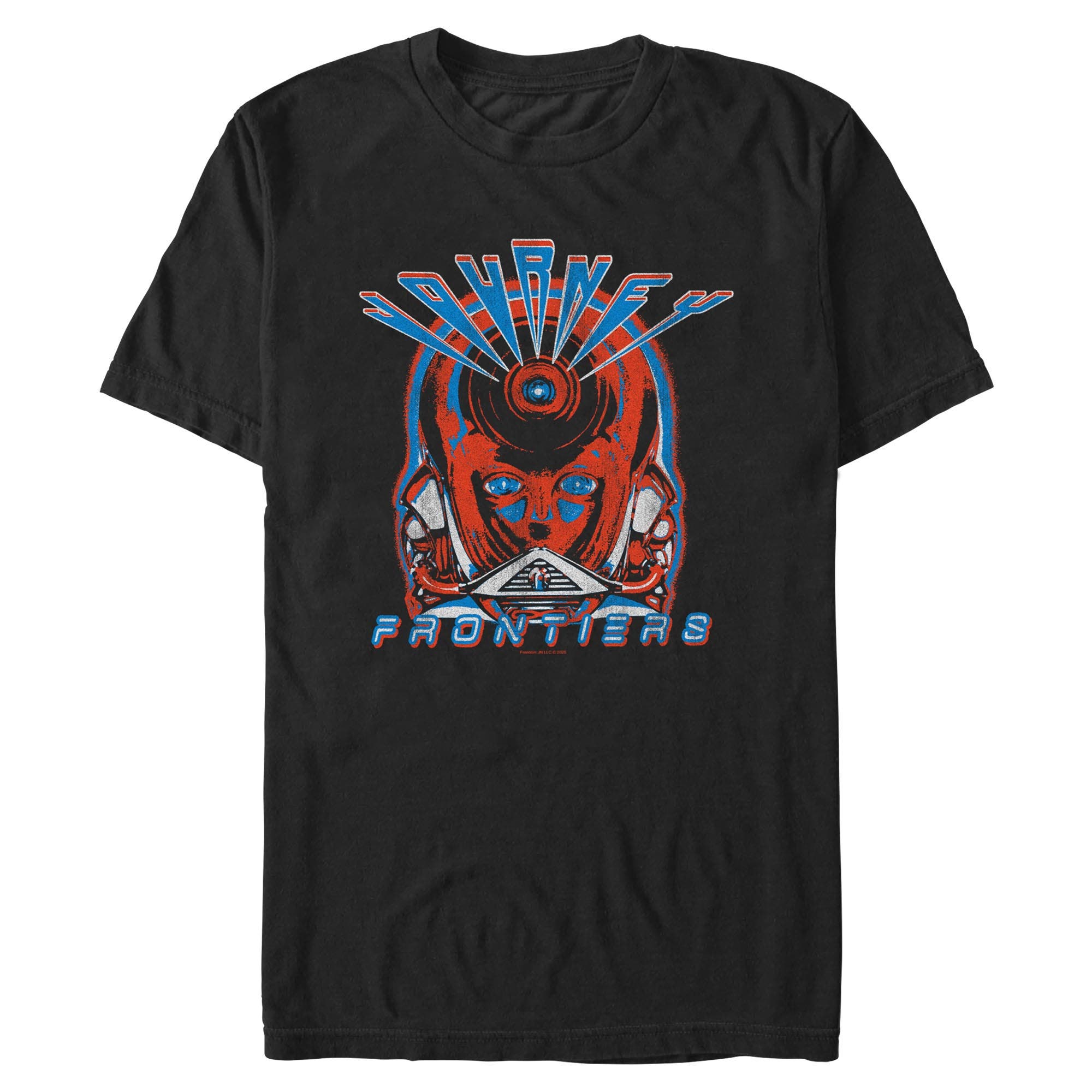 JOURNEY Men's Retro Frontiers Symbol Short Sleeve Graphic T-shirt (Men ...