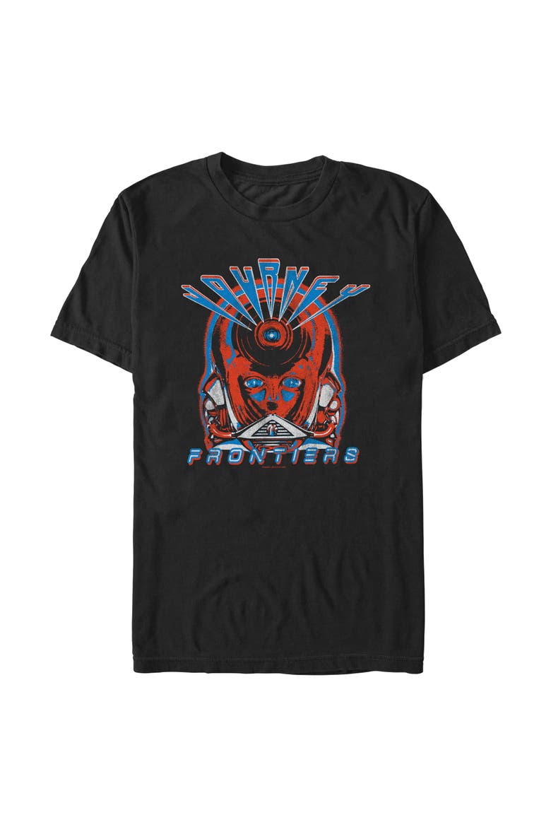 Men's Journey Retro Frontiers Symbol  Graphic T-Shirt, Alternate, color, Black
