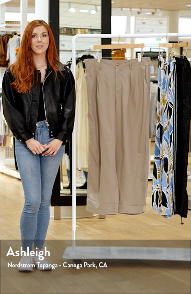 The Neale Drapeweave Straight Leg Pants, sales video thumbnail