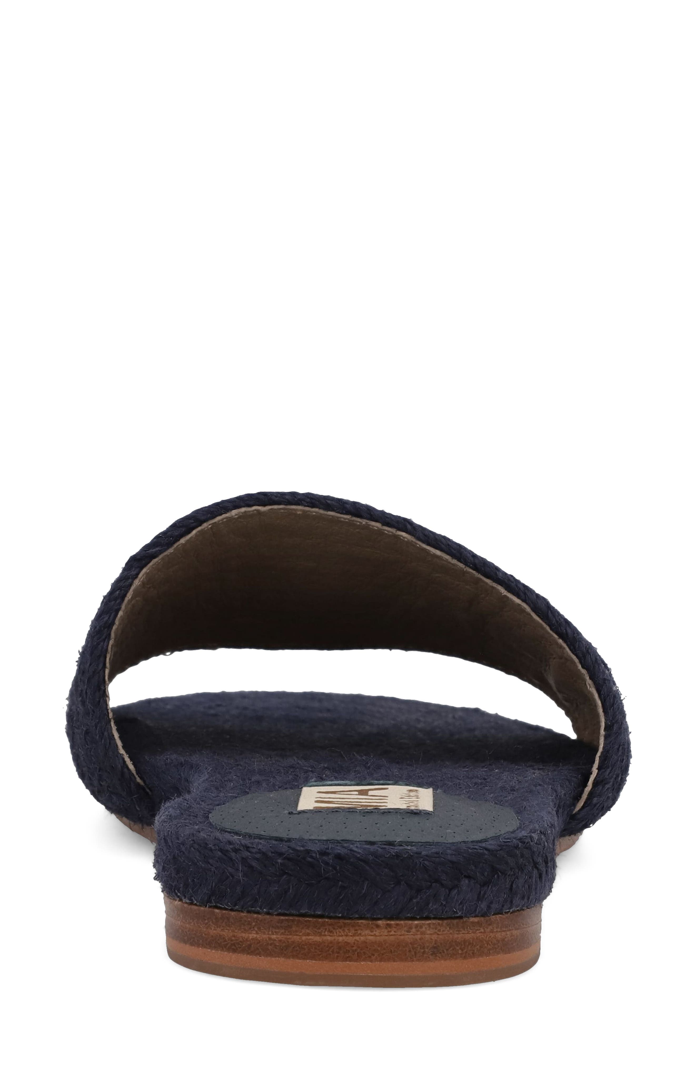 Attina Slide Sandal, Alternate, color, BLUE JUTE