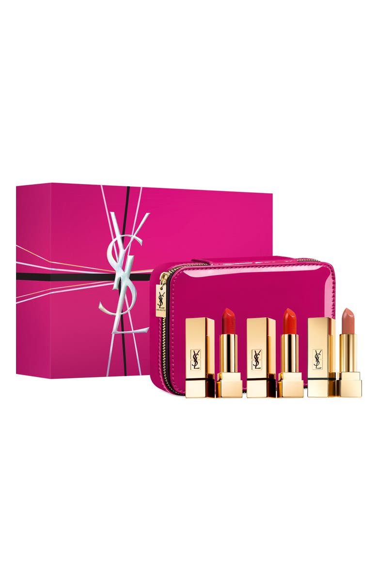 Yves Saint Laurent Rouge Pur Couture Lip Color Trio, Main, color,