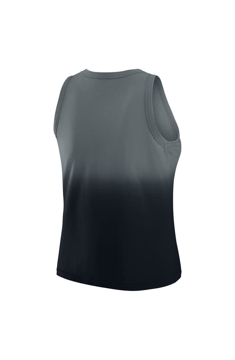 WEAR by Erin Andrews Women's WEAR by Erin Andrews x Gracie Hunt Black Carolina Panthers Ombre Tank Top, Alternate, color, Black