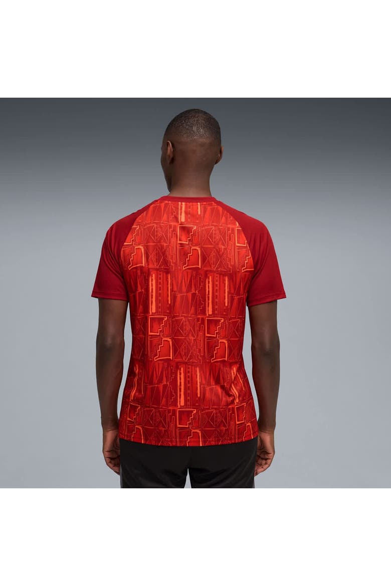 Men's Puma Crimson Ghana National Team Pre-Match Jersey, Alternate, color, Crimson