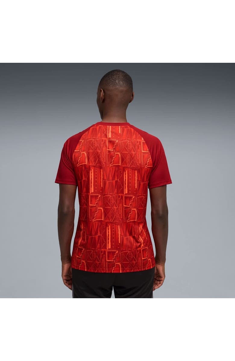 PUMA Men's Puma Crimson Ghana National Team Pre-Match Jersey, Alternate, color, Crimson