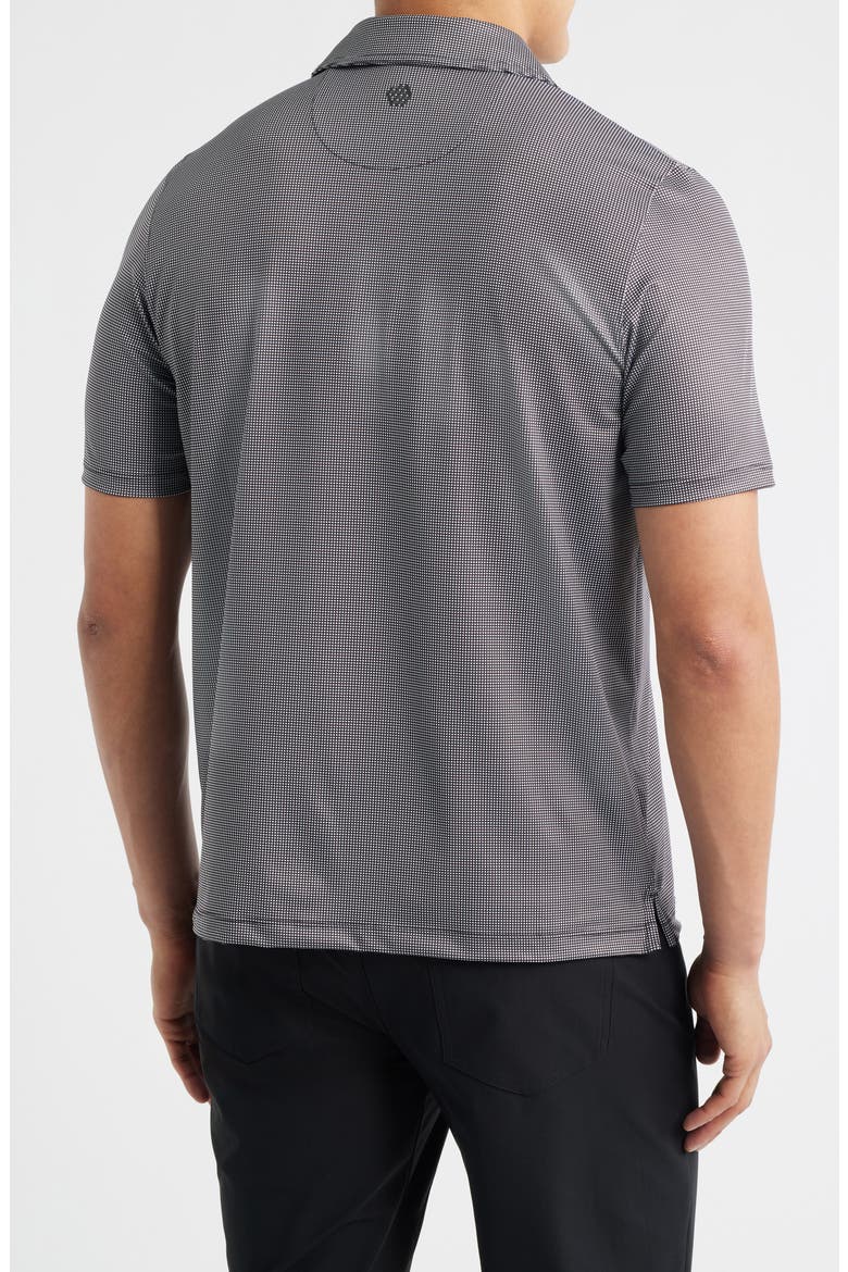 XC+™ Ace Micropattern Performance Golf Polo, Alternate, color, BLACK/ WHITE GINGHAM