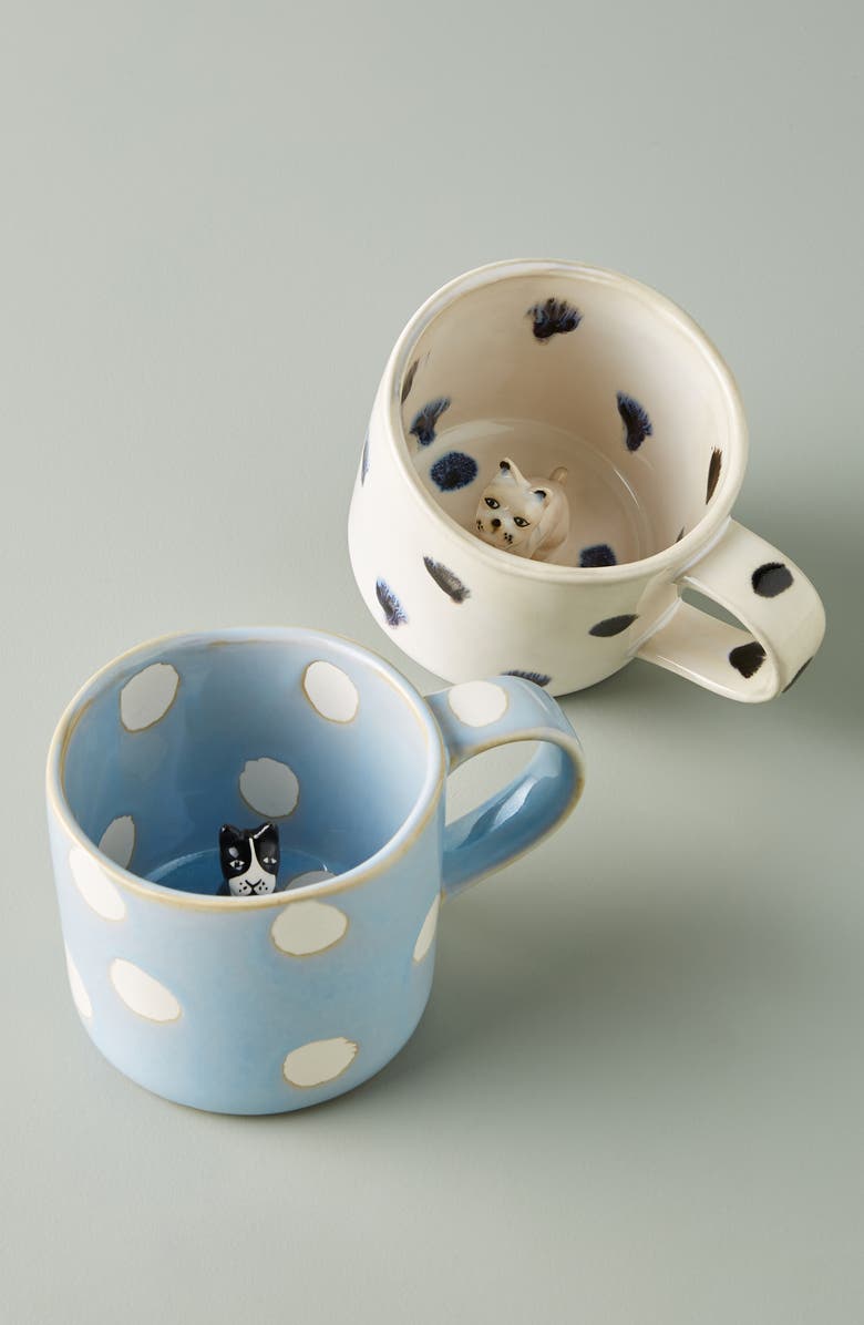 Anthropologie Home Peeping Pet Mug, Alternate, color, 