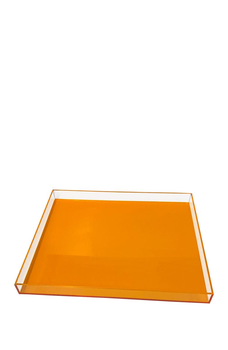 R16 HOME Neon Orange Large Tray, Main, color, Neon Orange