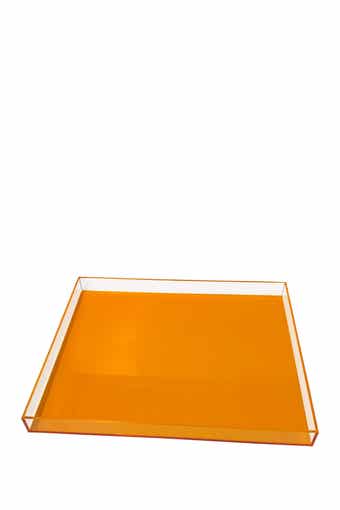 Neon Orange Large Tray