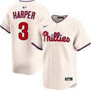 Nike Men's Nike Bryce Harper Cream Philadelphia Phillies Alternate Limited Jersey