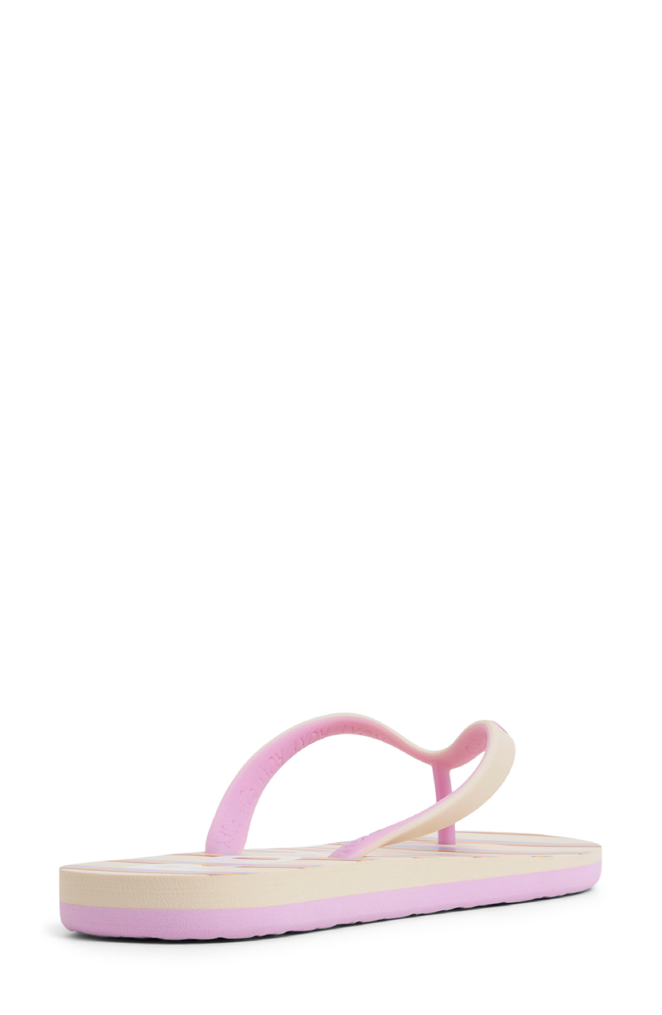 Roxy Tahiti VII Flip Flop, Alternate, color, White Overflow