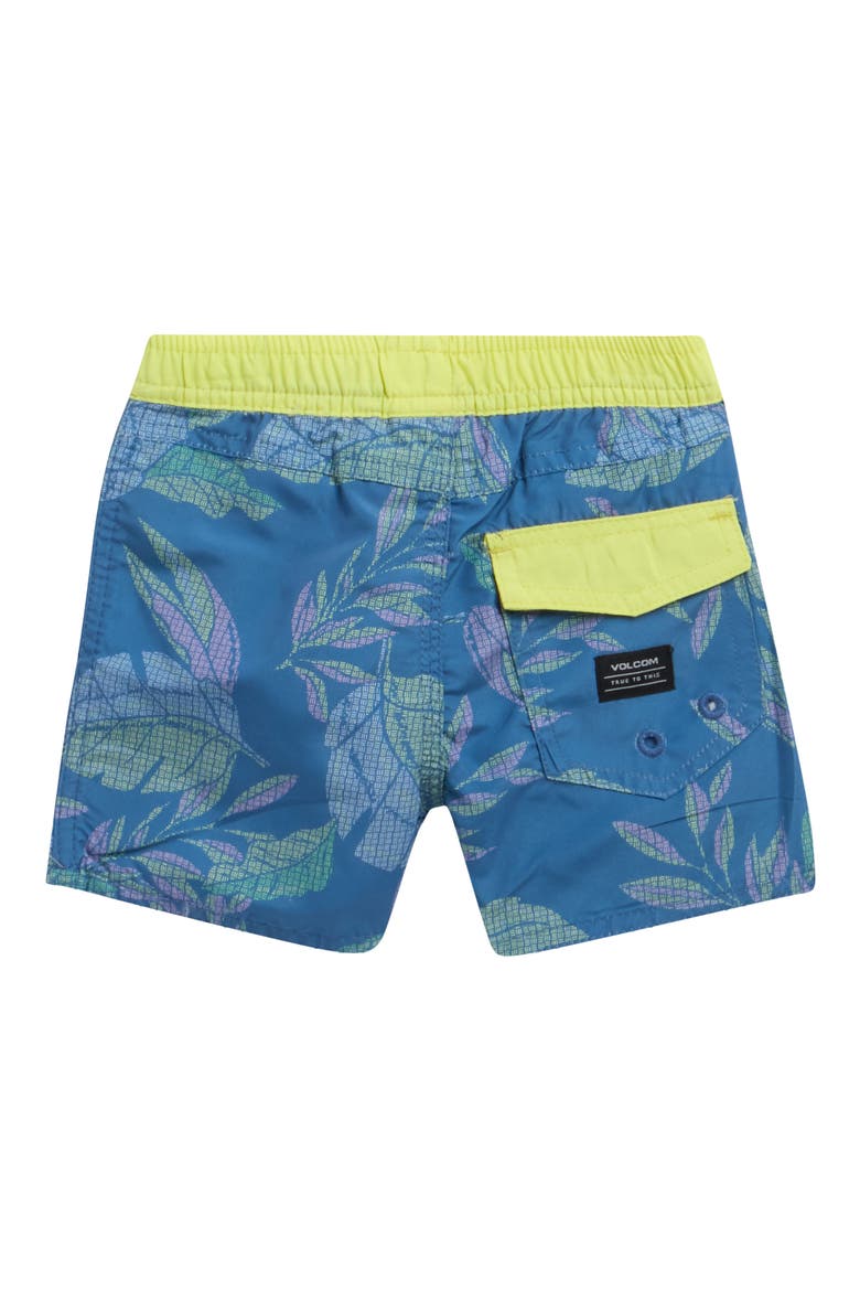 Jersey T-Shirt & Swim Shorts Set, Alternate, color, LEMON