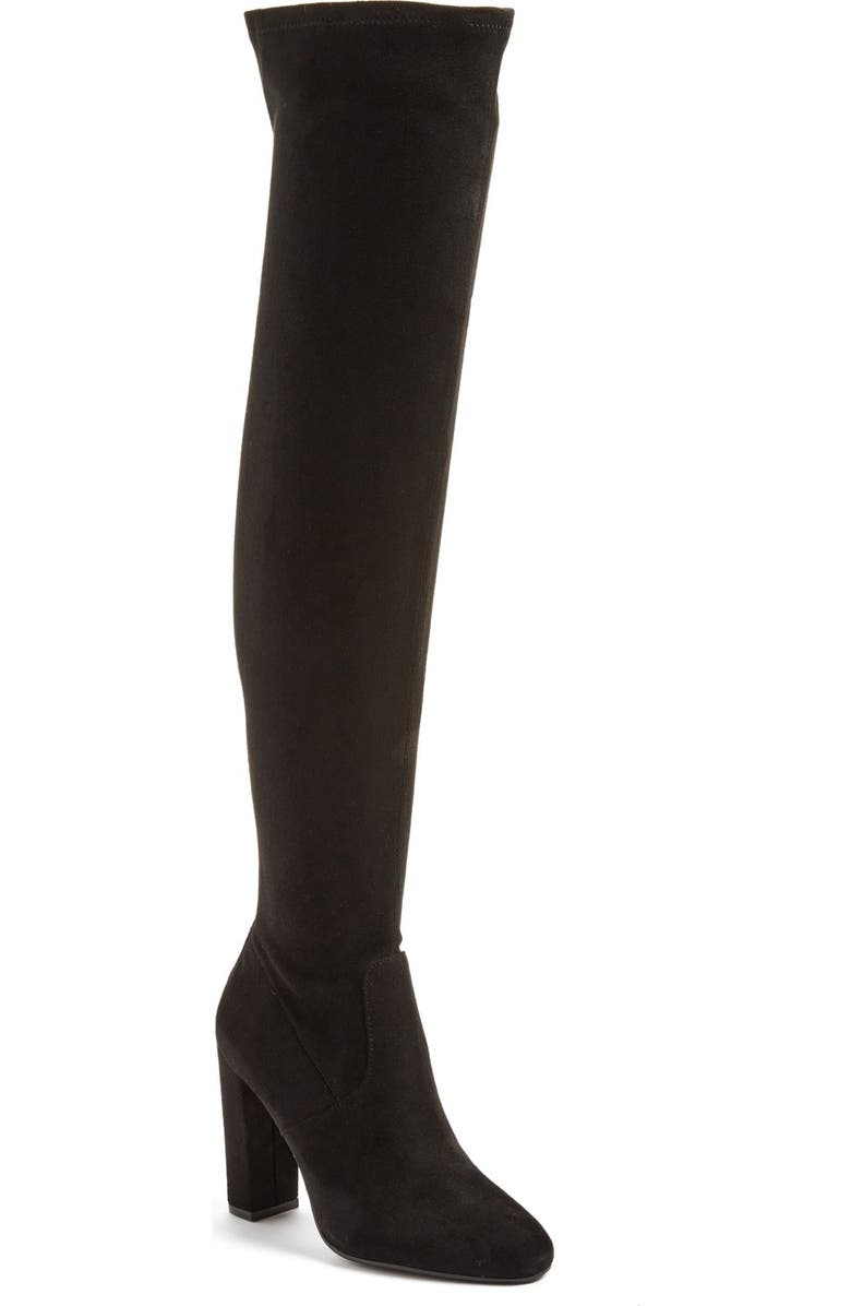 Steve Madden 'Emotions' Stretch Over the Knee Boot, Main, color,
