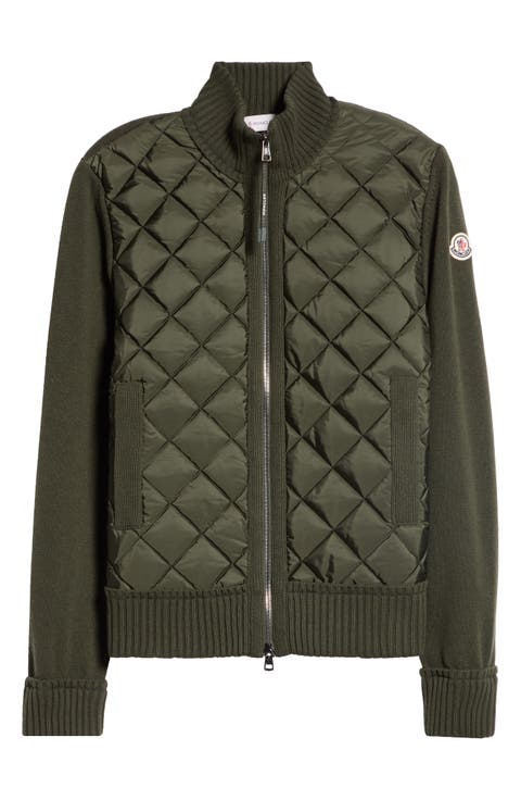 Mixed Media Down Jacket