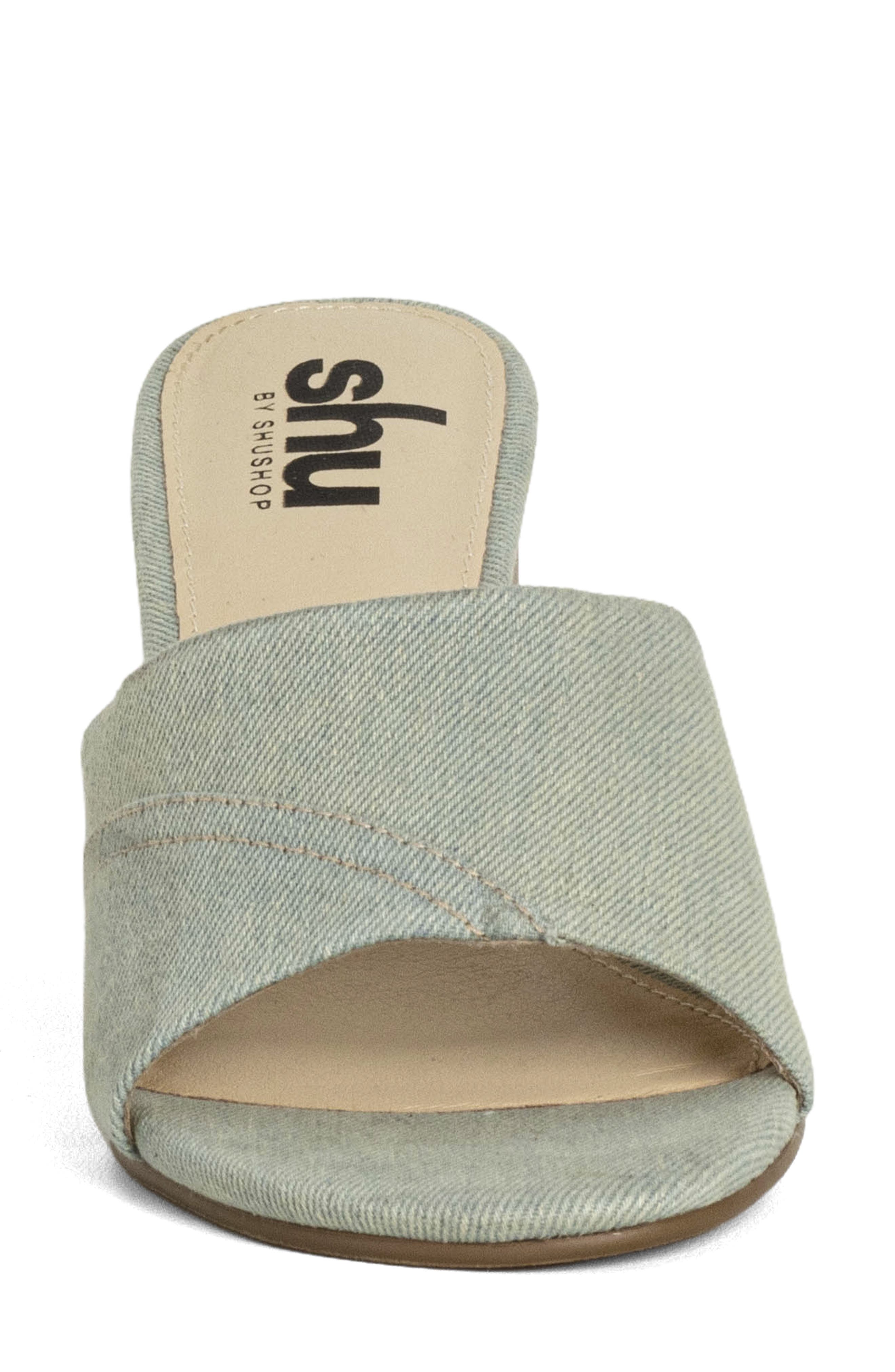 Elsy Slide Sandal, Alternate, color, LIGHT DENIM