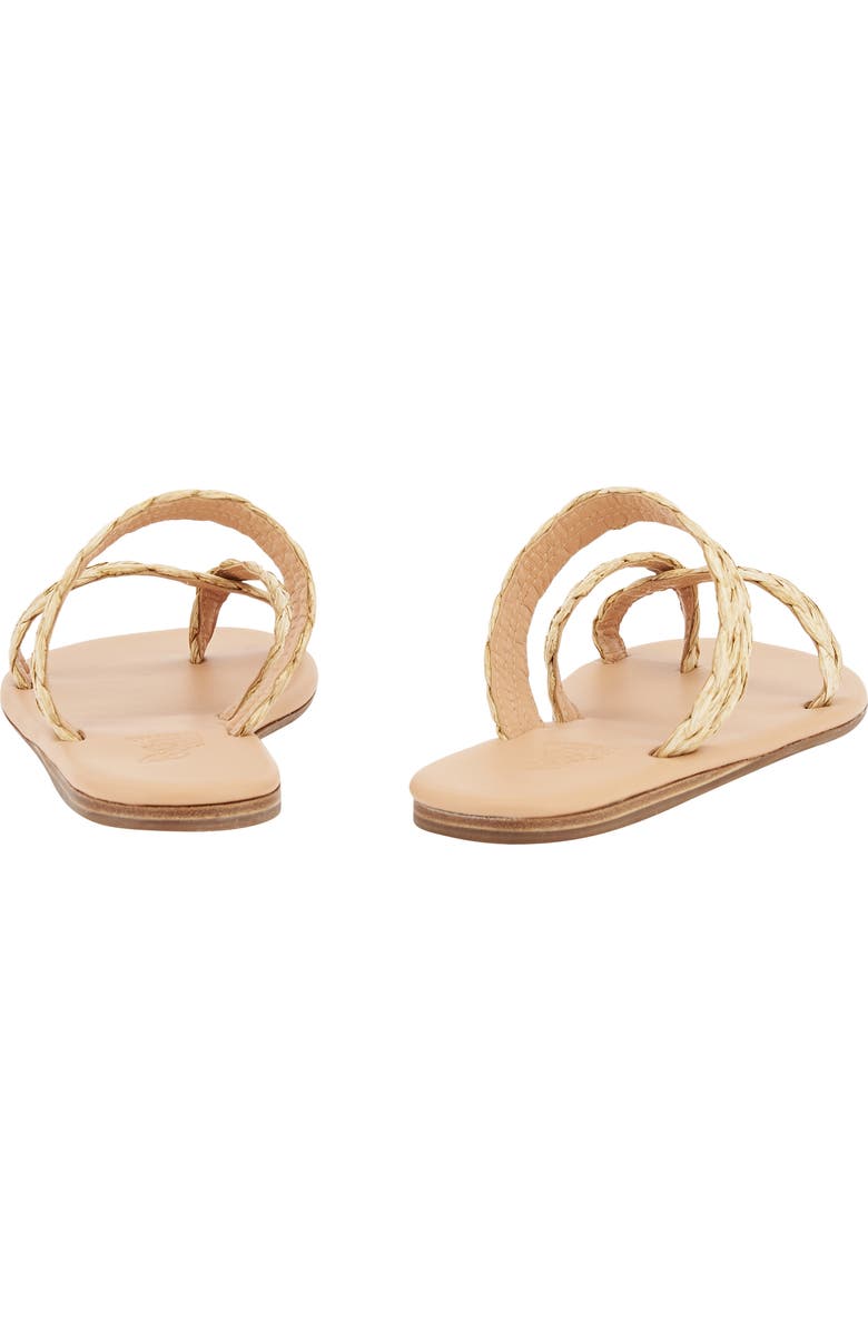 Ancient Greek Sandals Daphnae Raffia Sandal, Alternate, color, Natural
