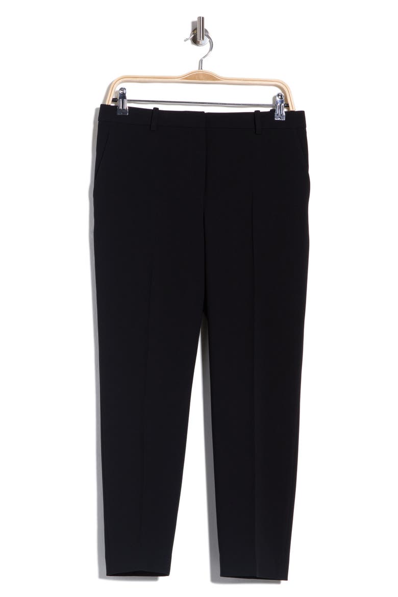 Treeca Crepe Pants, Alternate, color, BLACK