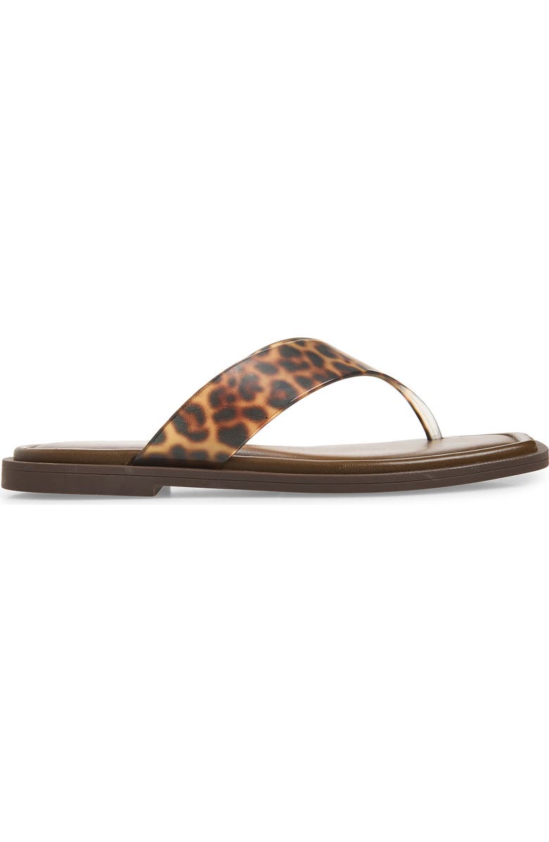 rag & bone Gracie Jelly Flip Flop, Alternate, color, Tortoise