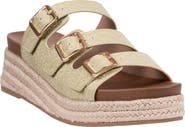 GOOD CHOICE NEW YORK Fabulist Buckle Espadrille Platform Wedge Sandal