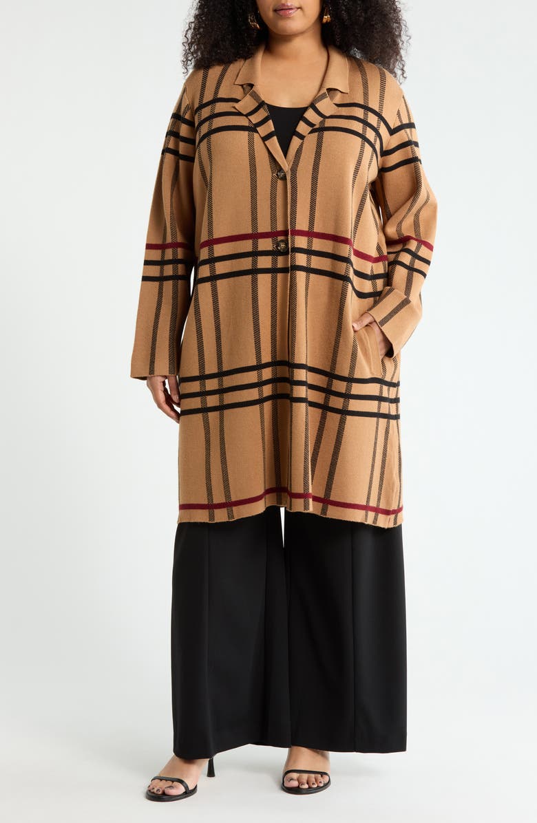 BY DESIGN Easton Coatigan, Main, color, Alyssa Plaid