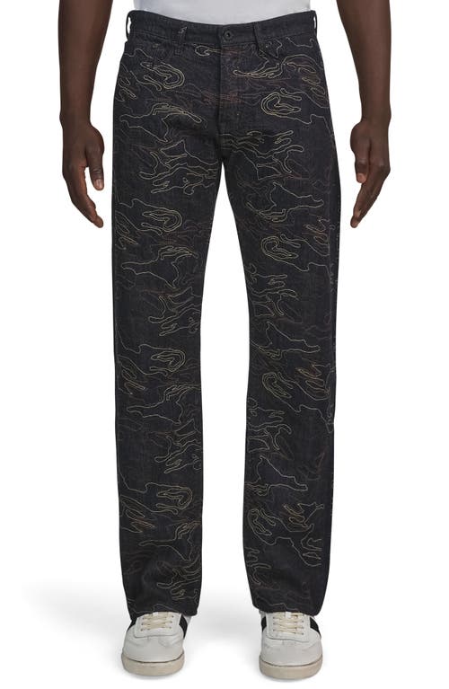 Prps Niseko Relaxed Fit Jeans In Rinse Black In Rinse