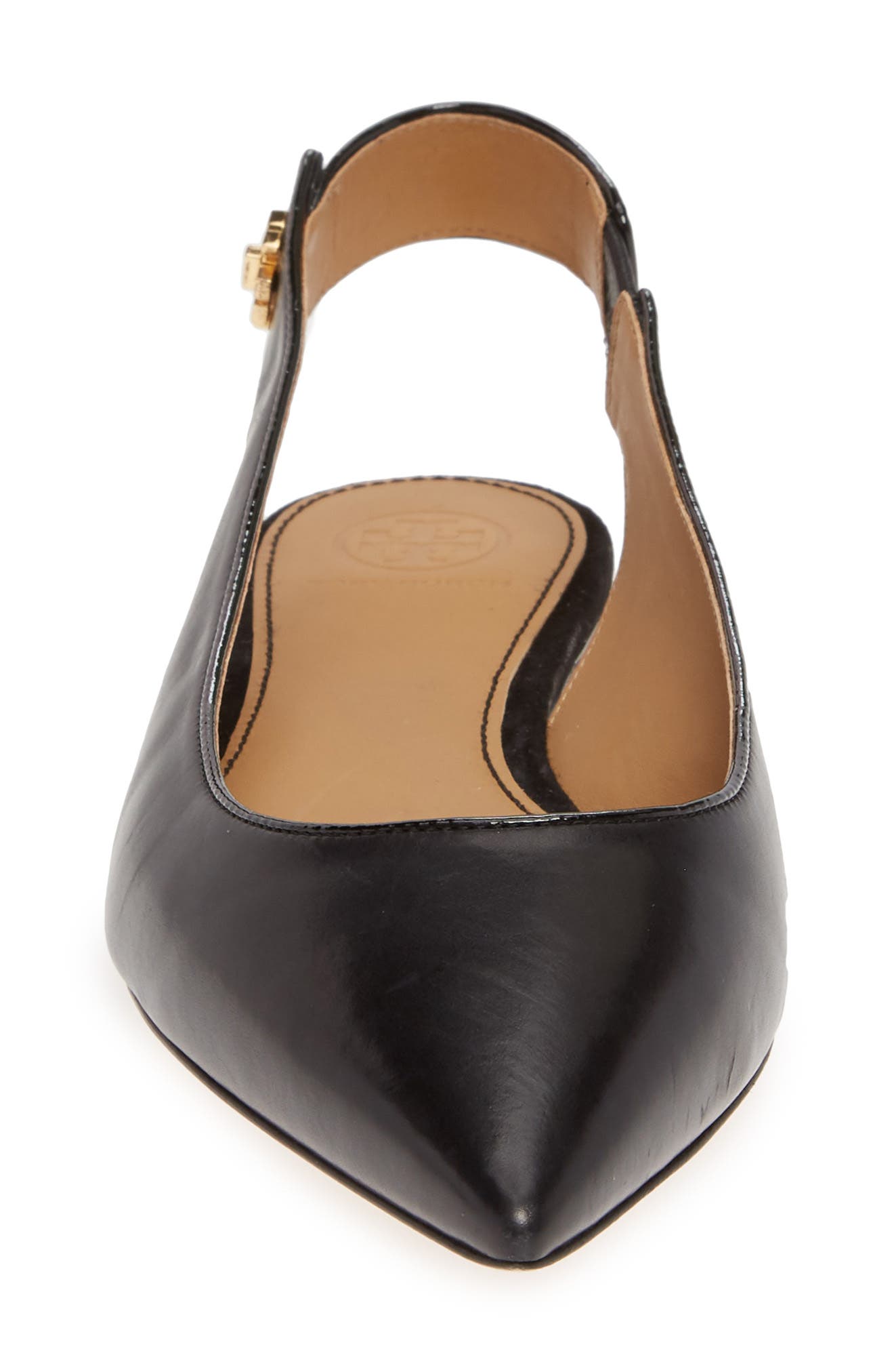 Tory Burch Kira Slingback Pointy Toe Flat, Alternate, color, 
