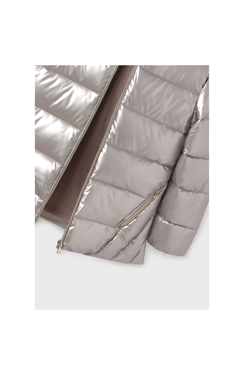 Mayoral Fur Hooded Jacket, Alternate, color, 