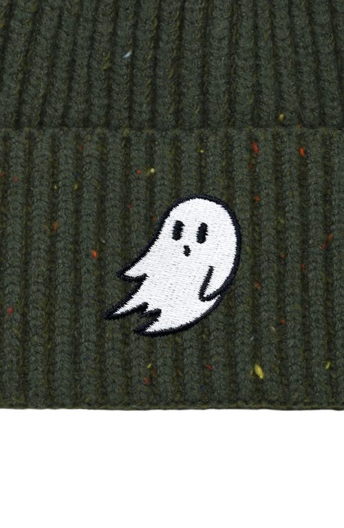 Dalix Ghost Fishermans Beanie Knit Watch Cap In Olive