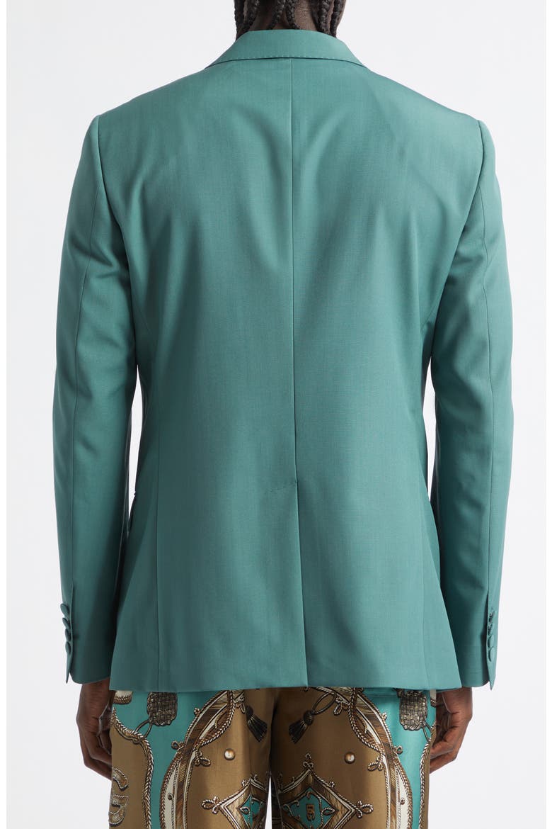 Wool Poplin Blazer, Alternate, color, VERDE 3