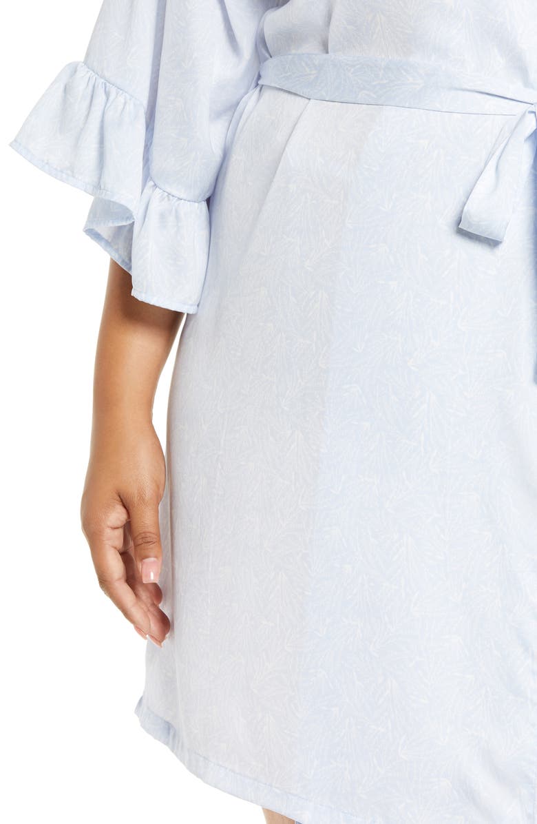 Nordstrom Forever Tie Waist Satin Robe, Alternate, color,