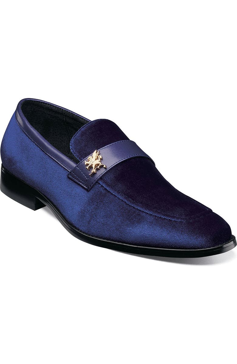 Stacy Adams Bellino Velour Slip-On Loafer, Main, color,