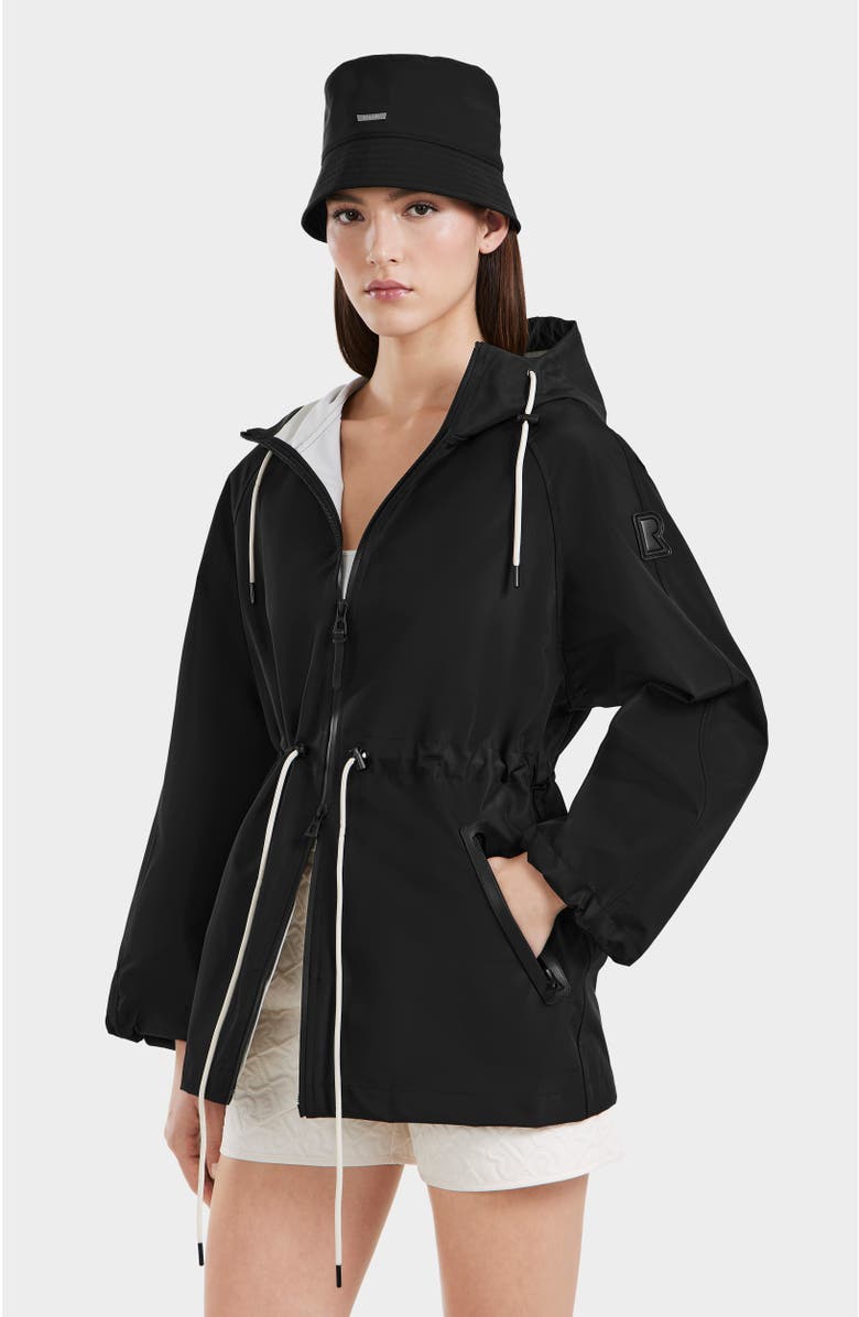 Rudsak SOPHIE WOMEN'S SHORT HOODED RAIN TRENCH, Alternate, color, 