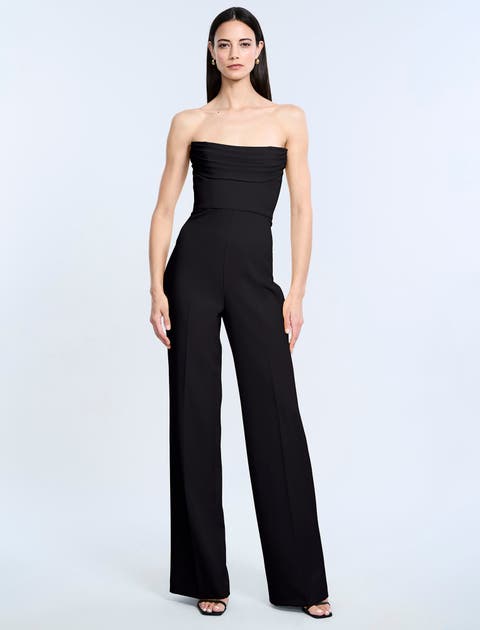 Corset Jupmsuit with Drape