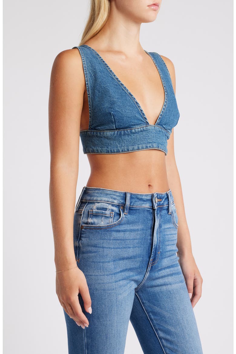Denim Bralette, Alternate, color, INDIGO599