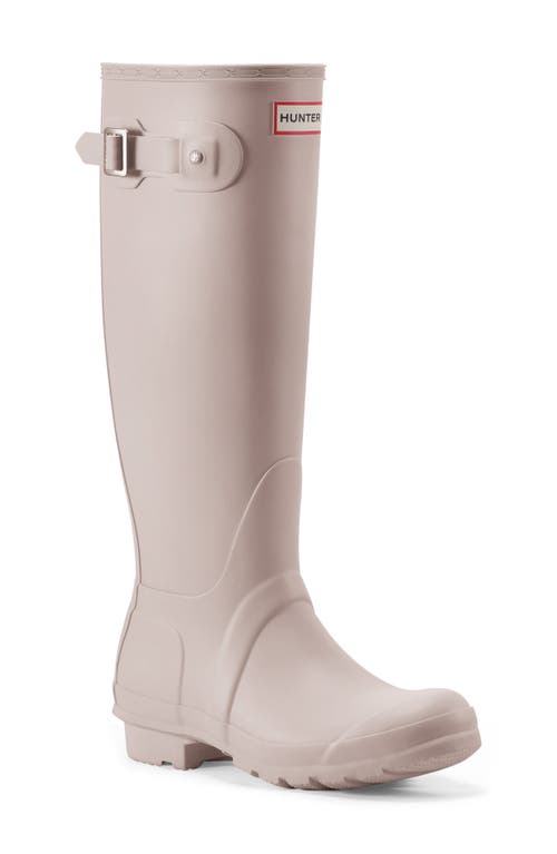 Hunter Original Tall Rain Boot In Neutral