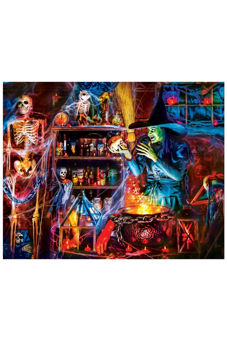 Halloween Glow 100pc Puzzles 4-Pack, Alternate, color, Multicolor