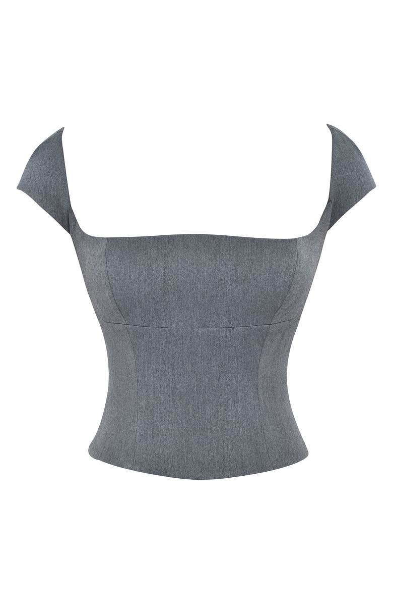 HOUSE OF CB Rowena Lace-Up Back Corset Top, Alternate, color,