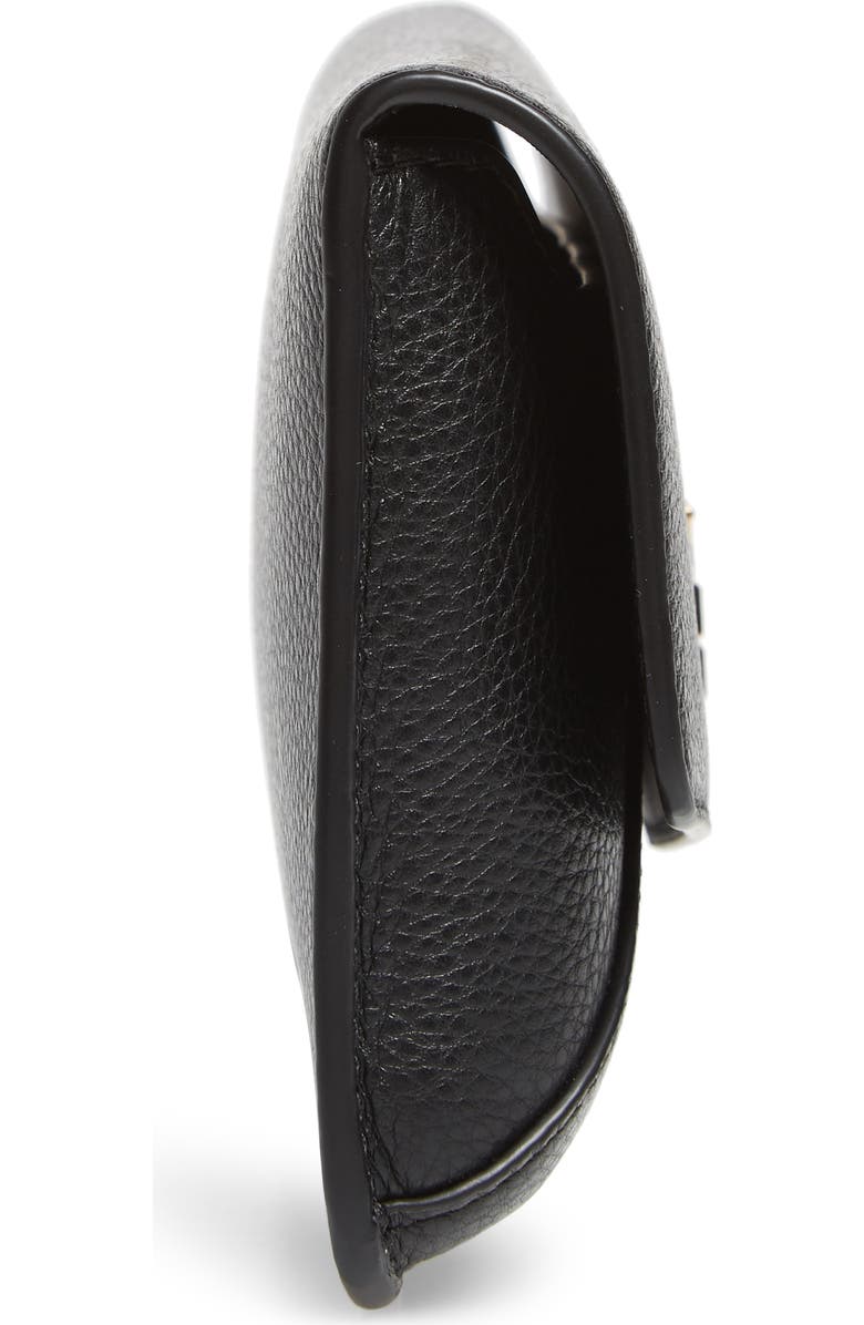 Tory Burch Kira Leather Clutch, Alternate, color,