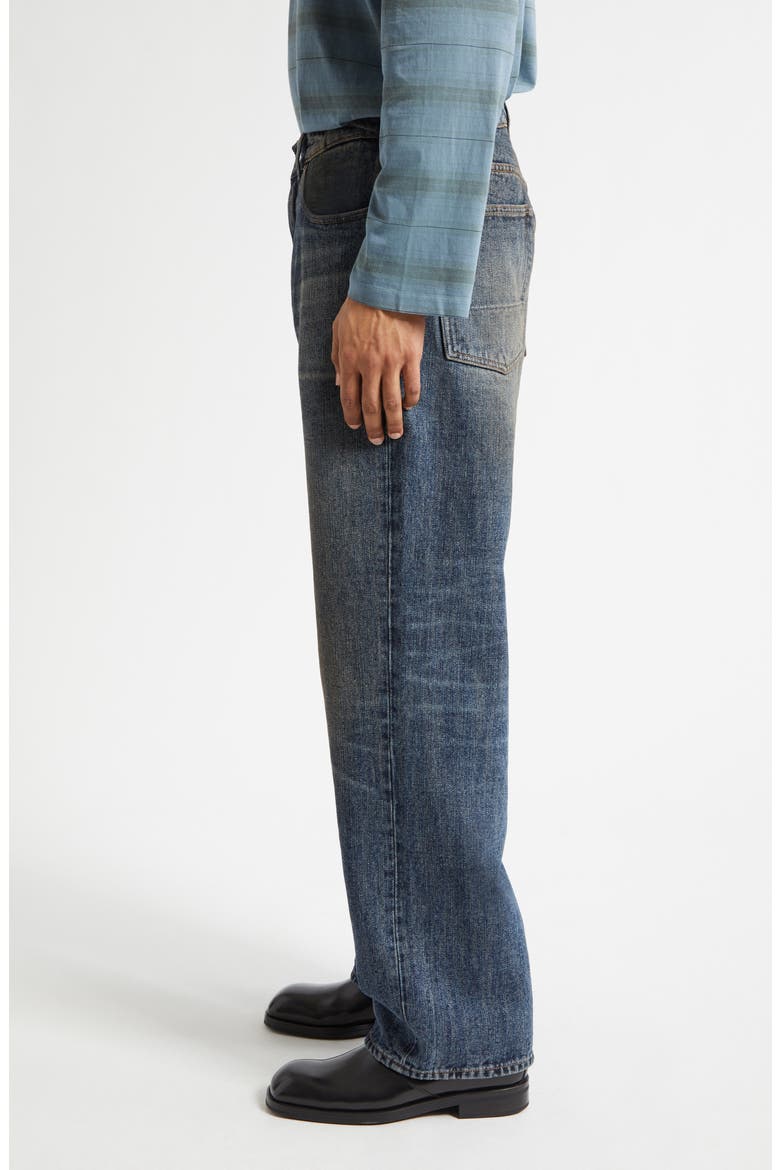 Third Cut Straight Leg Jeans, Alternate, color, ROCKER STORM WASH