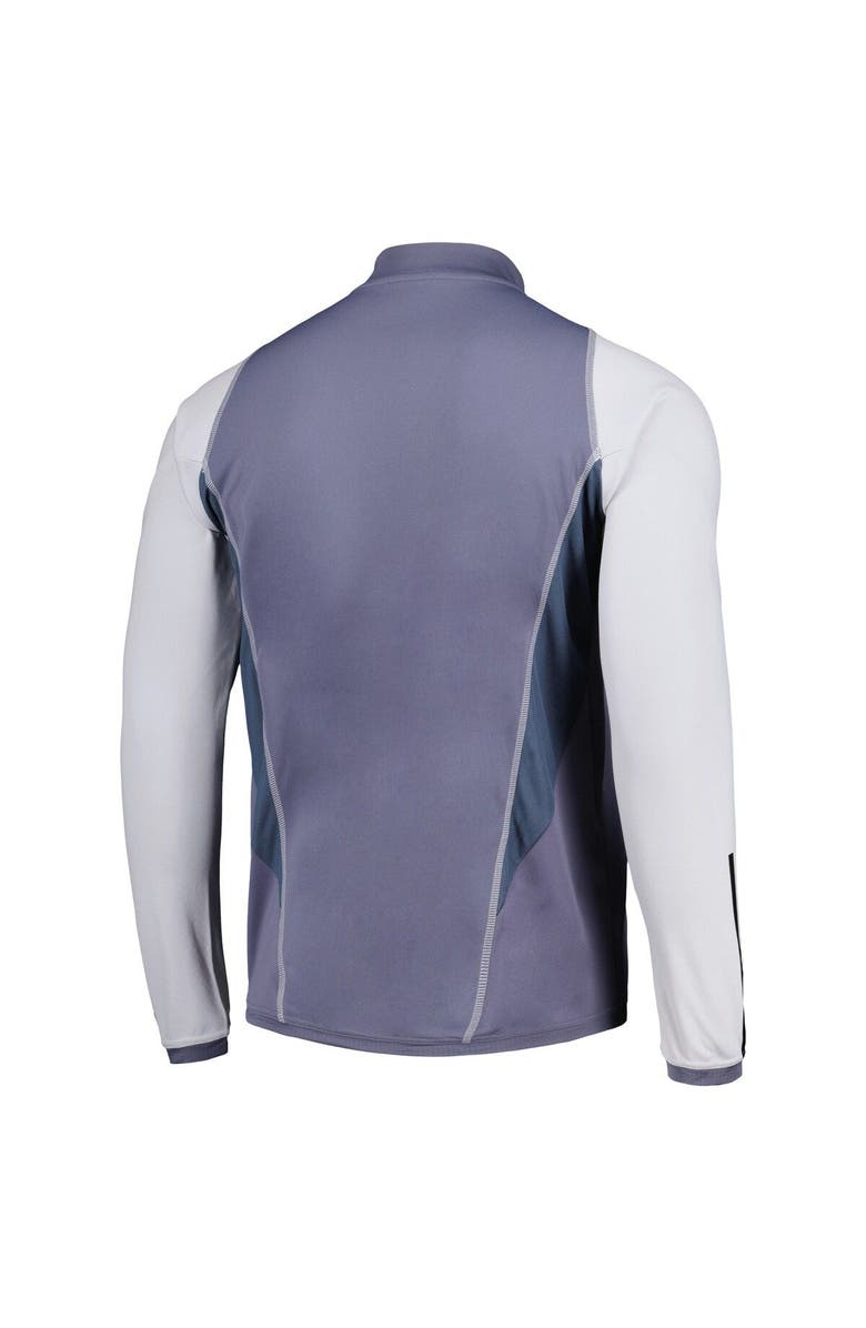 adidas Men's adidas Gray Real Salt Lake 2024 On-Field AEROREADY Quarter-Zip Training Top, Alternate, color, 