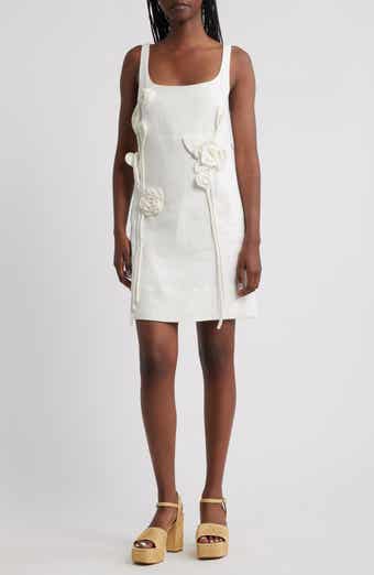 FARM Rio Rosette Linen Minidress
