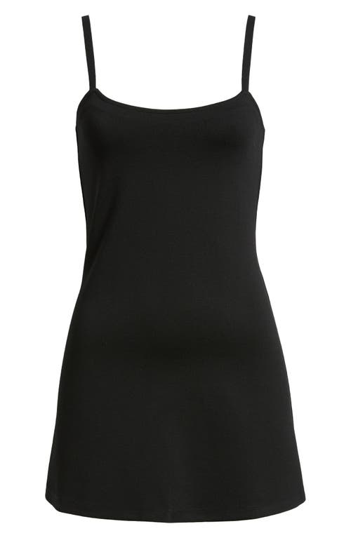 Artless Forever Spaghetti Strap Slip Minidress In Animal Print