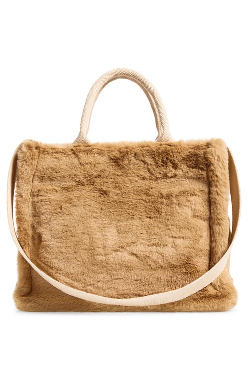 Marni Small Basket Faux Fur Handbag