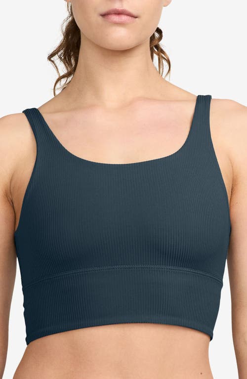 Nike Zenvy Rib Dri-fit Longline Sports Bra