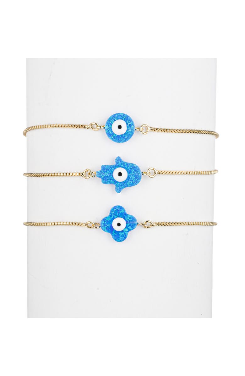 EYE CANDY LOS ANGELES Set of 3 Zendaya Bracelets, Main, color,