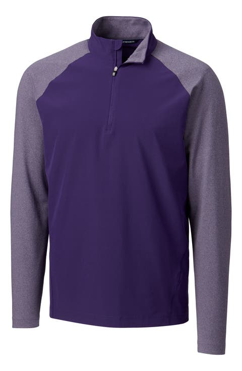 Response Hybrid Overknit Quarter Zip Pullover